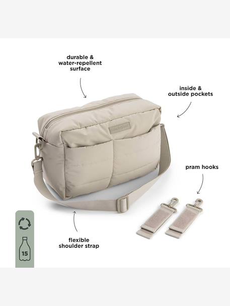 Sac de poussette matelassé sable+vert 8 - vertbaudet enfant 