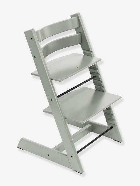 Tripp Trapp pack chaise + plateau beige+gris 2 - vertbaudet enfant 