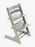 Tripp Trapp pack chaise + plateau beige+gris 2 - vertbaudet enfant 