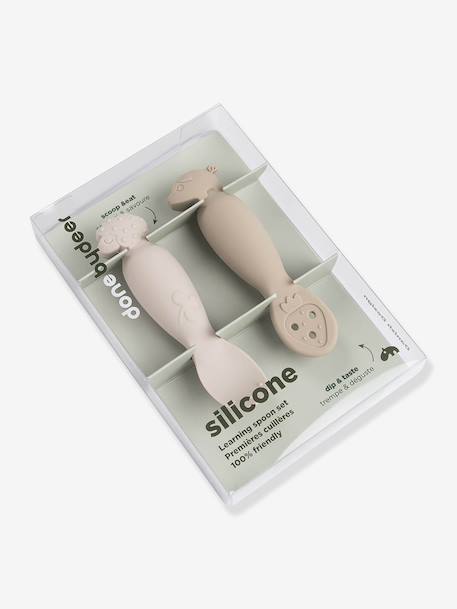 Premières cuillères bébé sable 3 - vertbaudet enfant 