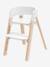 Chaise haute évolutive Steps bois+marron 2 - vertbaudet enfant 