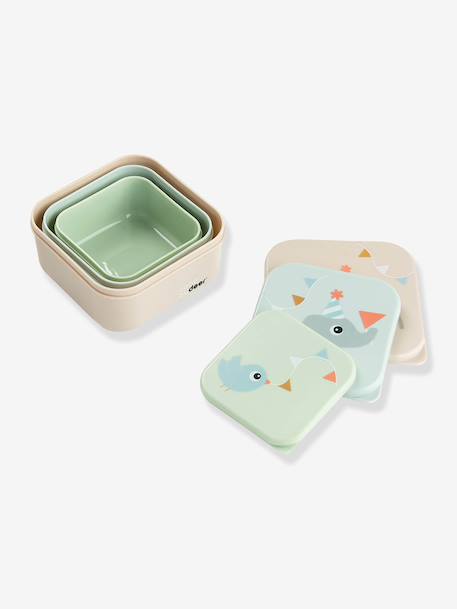 Lot de 3 boîtes Deer Friends multicolore+rose nude+sable+vert 3 - vertbaudet enfant 