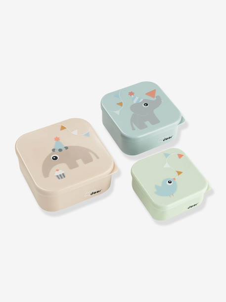 Lot de 3 boîtes Deer Friends multicolore+rose nude+sable+vert 2 - vertbaudet enfant 