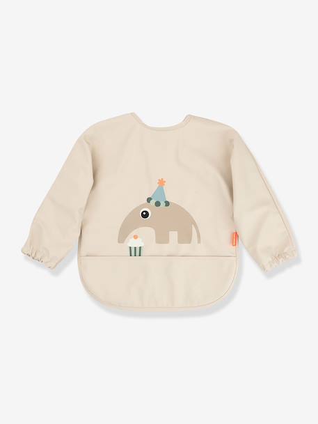 Bavoir à manches avec poche sable+vert 1 - vertbaudet enfant 