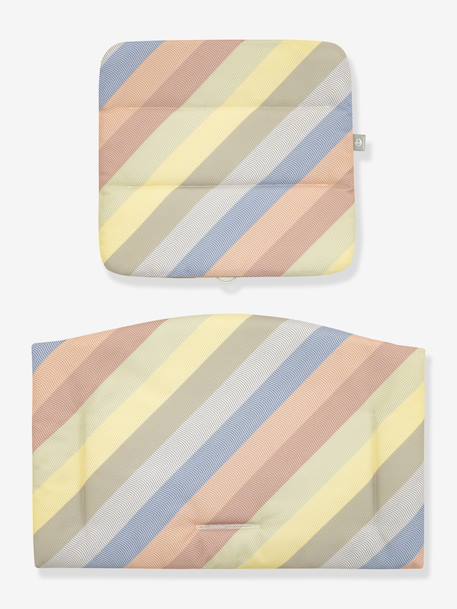 Coussin chaise tripp trapp beige+écru+jaune imprimé+multicolore+rose+sable+vert 14 - vertbaudet enfant 