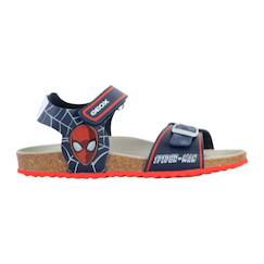 Chaussures-Sandales en cuir à scratch - Spiderman