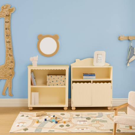 Bibliothèque 2 cases - bouli Beige 4 - vertbaudet enfant 