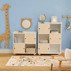 Chambre et rangement-Rangement-Meuble de rangement 2 portes 2 cases - bouli