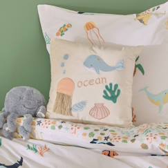 Linge de maison et décoration-Décoration-Matelas de sol, coussin-Coussin enfant océan - orta