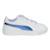 Baskets basses à lacets Blanc argent 1 - vertbaudet enfant 