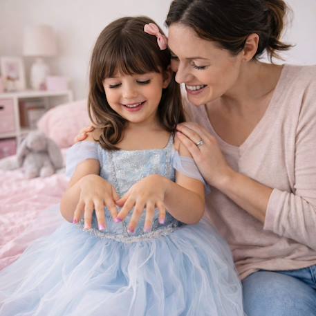 Vernis à ongles enfant lavable à l'eau Mauve+Rose pastel+Vieux rose 4 - vertbaudet enfant 