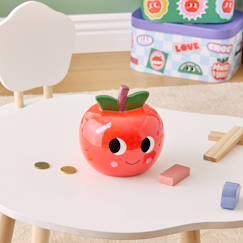 Linge de maison et décoration-Décoration-Tirelire enfant pomme - cha cha pop