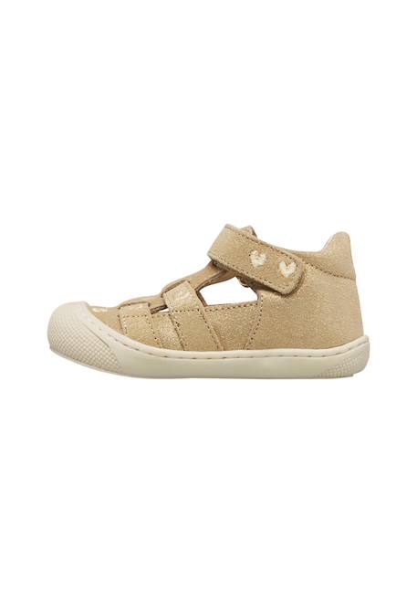 Sandales en daim bede embr Platine- 3 - vertbaudet enfant 