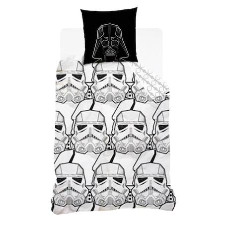 Housse de couette star wars légion de troopers coton Blanc 1 - vertbaudet enfant 