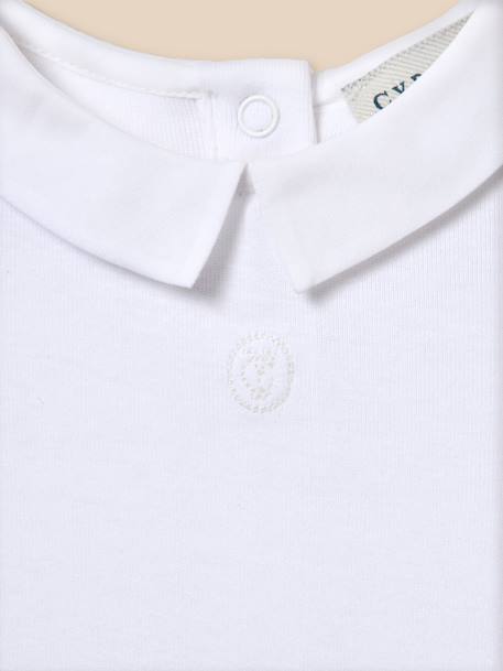 Body col mac milan bébé - coton biologique Blanc casse 2 - vertbaudet enfant 