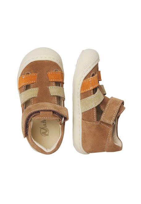 Sandales semi bede Céleste-sable+Marron-beige+Sable-+Sable-vert 9 - vertbaudet enfant 