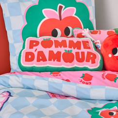 Linge de maison et décoration-Décoration-Matelas de sol, coussin-Coussin pomme d'amour - cha cha pop