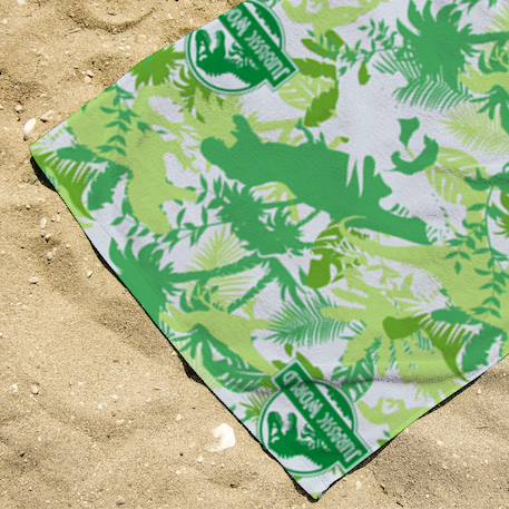 Serviette de plage jurassic world jungle polyester Vert 3 - vertbaudet enfant 