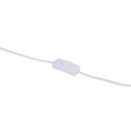 Lampe velours abat-jour étoiles - orta Blanc 3 - vertbaudet enfant 