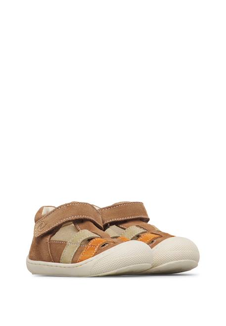 Sandales semi bede Céleste-sable+Marron-beige+Sable-+Sable-vert 7 - vertbaudet enfant 