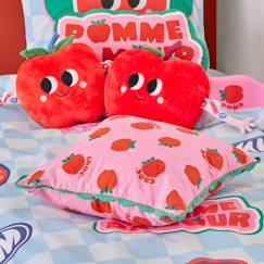 Linge de maison et décoration-Décoration-Matelas de sol, coussin-Coussin imprimé pomme - cha cha pop