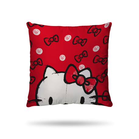 Housse de couette hello kitty nœuds coton Ecru 4 - vertbaudet enfant 