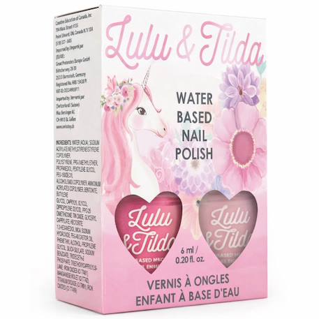 Duo vernis à ongles enfant à l'eau Rose 1 - vertbaudet enfant 