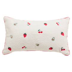 Linge de maison et décoration-Décoration-Matelas de sol, coussin-Coussin enfant fruits - fraci