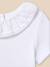 Body avec collerette bébé - coton biologique Blanc casse 2 - vertbaudet enfant 