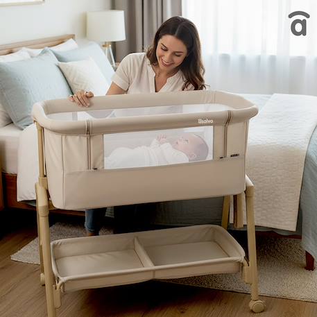 Mini berceau cododo intelligent Gris 2 - vertbaudet enfant 