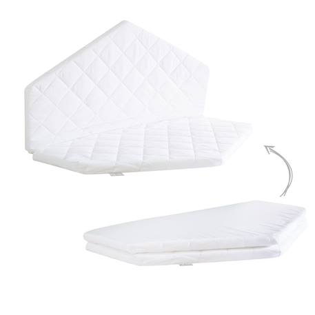 Matelas déhoussable pour parc bébé hexagonal Blanc - hexagonal 3 - vertbaudet enfant 