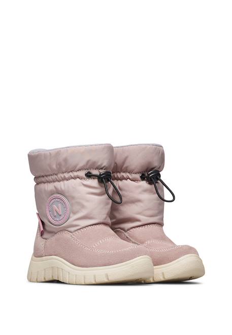 Bottes en suède et tissu technique varna 2 wp. Rose-gris- 2 - vertbaudet enfant 