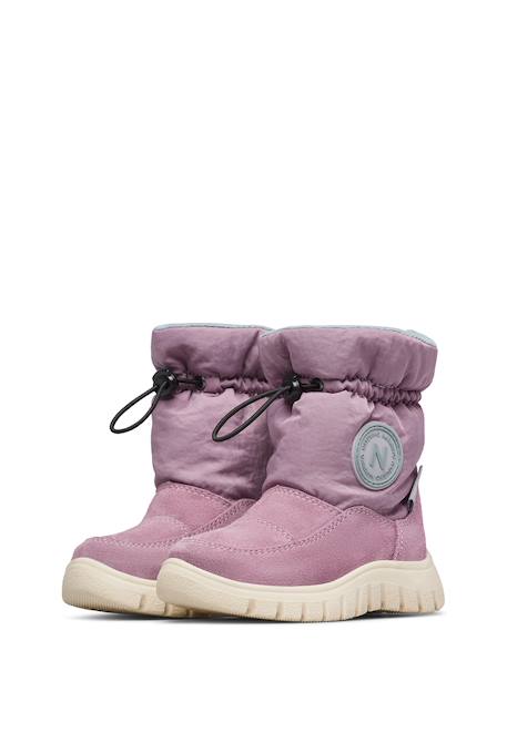 Bottes en suède et tissu technique varna 2 wp. Prune+Rose-gris- 5 - vertbaudet enfant 