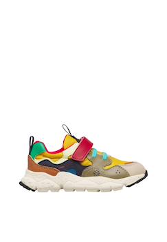 Chaussures-Sneakers en simili cuir et tissu technique yamano 3 junior vl.