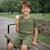 Ensemble garçon t-shirt manches courtes et short Beige+Bleu+Kaki+Noir 14 - vertbaudet enfant 