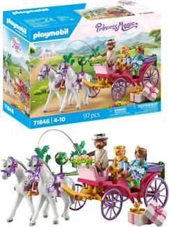Jouet-Jeux d'imagination-Calèche avec couple princier et cocher 71846