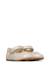 Ballerines en cuir avec scratch olya Platine- 2 - vertbaudet enfant 
