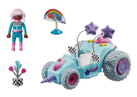 Funstars jeune fille licorne et kart 71635 Multicolore 2 - vertbaudet enfant 