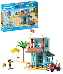Jouet-Jeux d'imagination-My life poste de secours & voiturette de plage 71903
