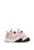 Sneakers en simili cuir et tissu technique yamano 3 junior. Rose poudré-noir 2 - vertbaudet enfant 
