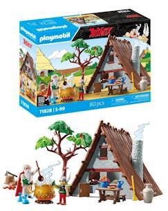 Jouet-Jeux d'imagination-Astérix hutte d'astérix avec panoramix 71828
