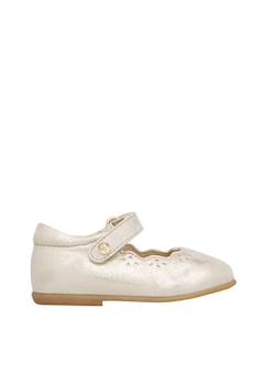 Chaussures-Ballerines en cuir avec scratch olya