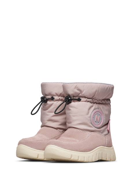Bottes en suède et tissu technique varna 2 wp. Prune+Rose-gris- 10 - vertbaudet enfant 