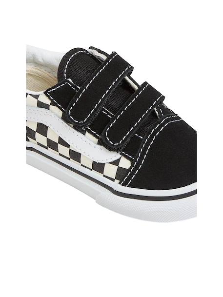 Baskets basses à scratch old skool v – motif damier – bébé Noir 2 - vertbaudet enfant 