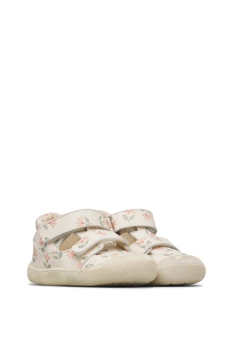 Sandales en cuir barefoot irtys Blanc-rose- 2 - vertbaudet enfant 