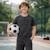 Ensemble garçon t-shirt manches courtes et short Beige+Bleu+Kaki+Noir 20 - vertbaudet enfant 