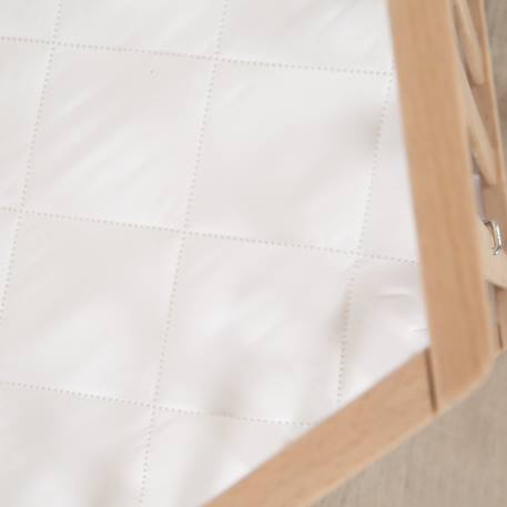 Matelas déhoussable pour parc bébé hexagonal Blanc - hexagonal 4 - vertbaudet enfant 