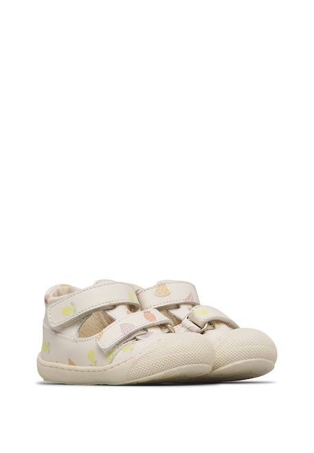 Sandales semi puffy Blanc crème- 2 - vertbaudet enfant 