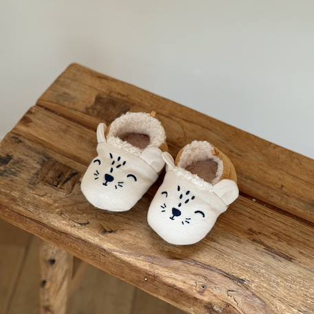 Chaussons bébé charly Ocre 5 - vertbaudet enfant 