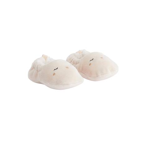 Chaussons bébé perle Beige 2 - vertbaudet enfant 